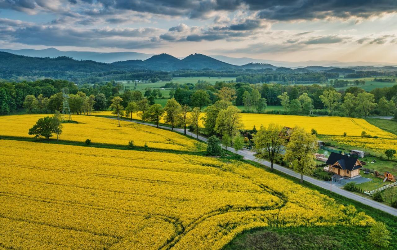 Sudecki Dym Z Kominkiem Kolo Karpacza. Agroturystyka Janowice Wielkie Kültér fotó